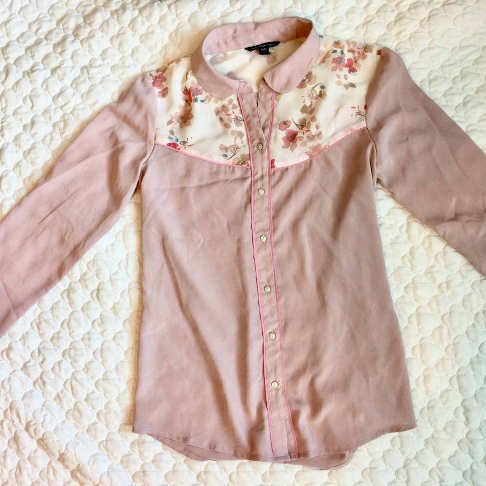 Americans eagle floral long sleeve